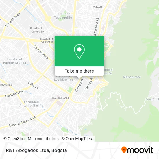 R&T Abogados Ltda map