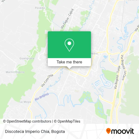 Discoteca Imperio Chia map