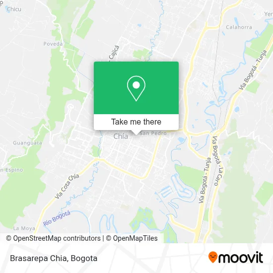Brasarepa Chia map