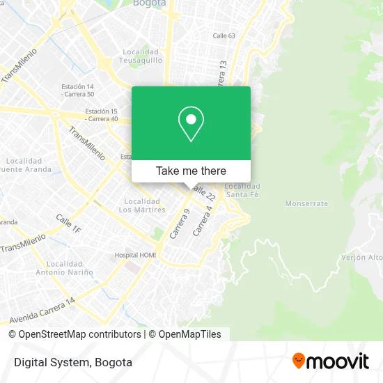 Digital System map