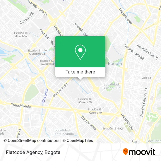 Flatcode Agency map