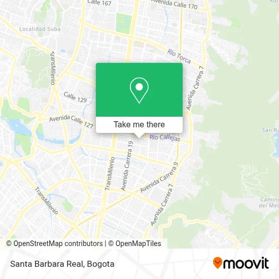 Santa Barbara Real map