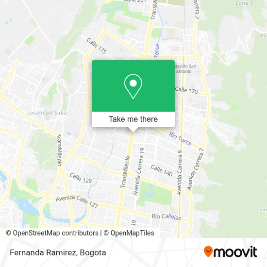 Fernanda Ramirez map