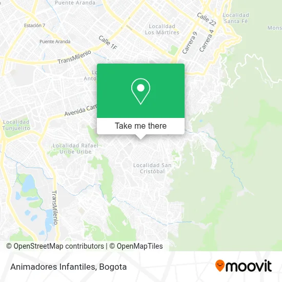 Animadores Infantiles map
