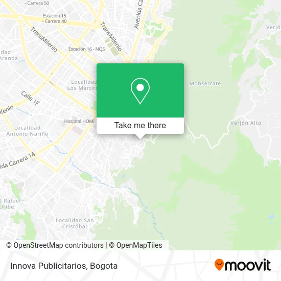 Innova Publicitarios map