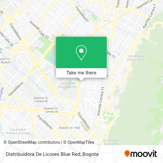 Distribuidora De Licores Blue Red map