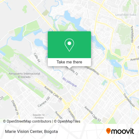 Marie Vision Center map