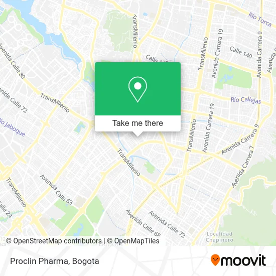 Proclin Pharma map