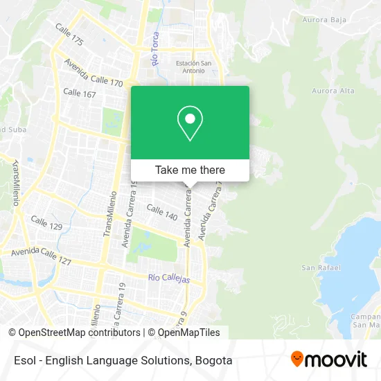 Esol - English Language Solutions map