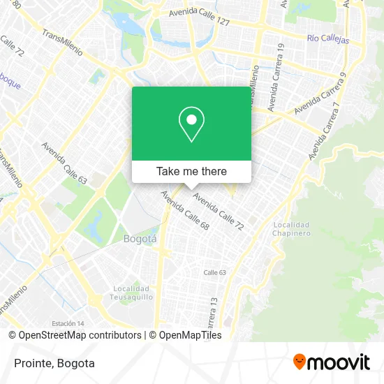 Prointe map
