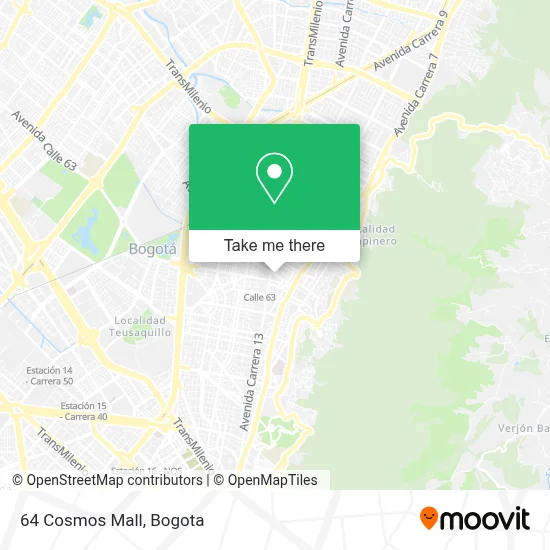 64 Cosmos Mall map