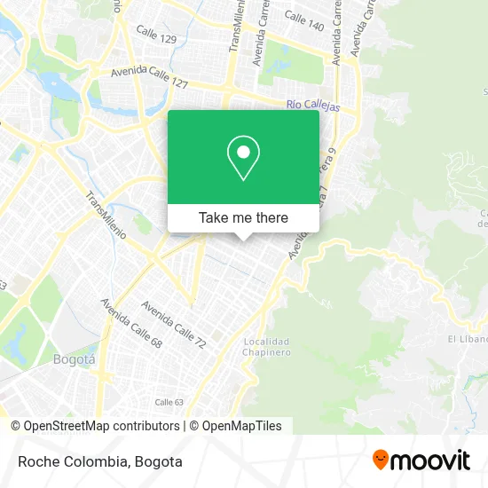 Roche Colombia map