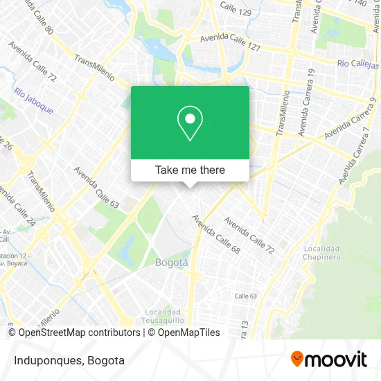 Induponques map