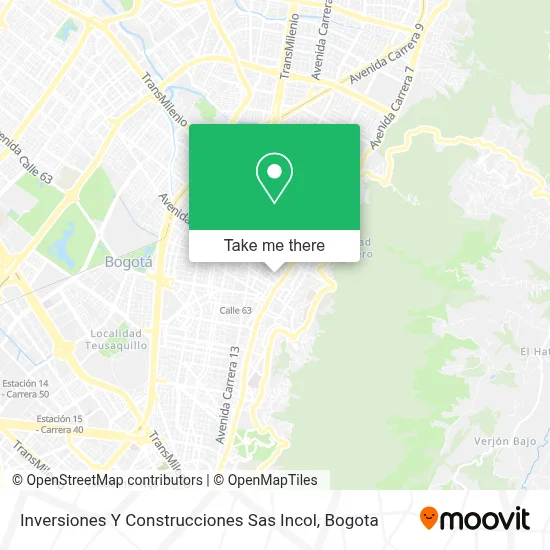 Inversiones Y Construcciones Sas Incol map