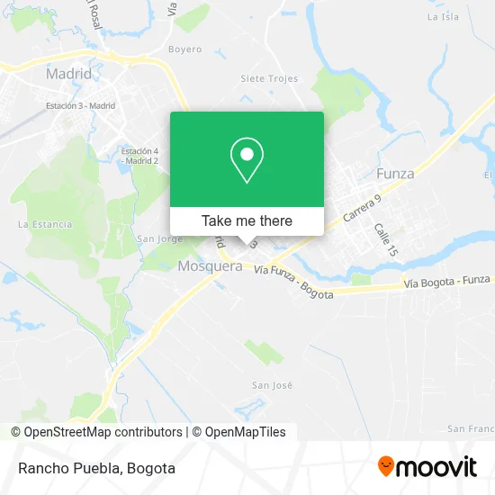 Rancho Puebla map
