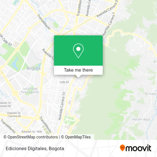 Ediciones Digitales map