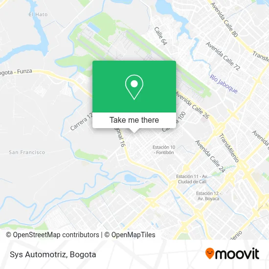 Sys Automotriz map