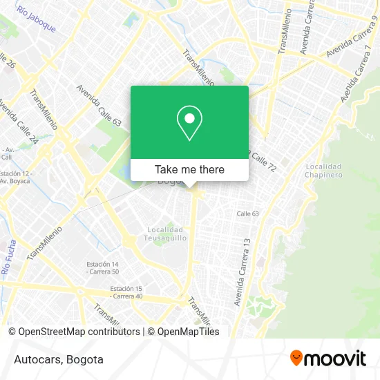 Autocars map