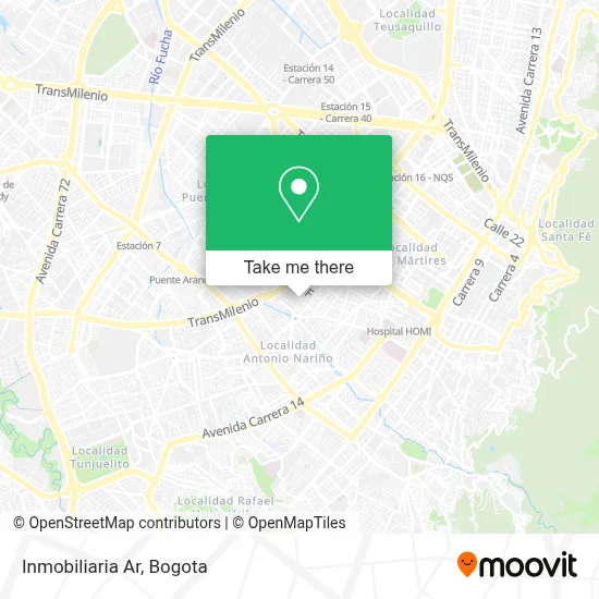 Inmobiliaria Ar map