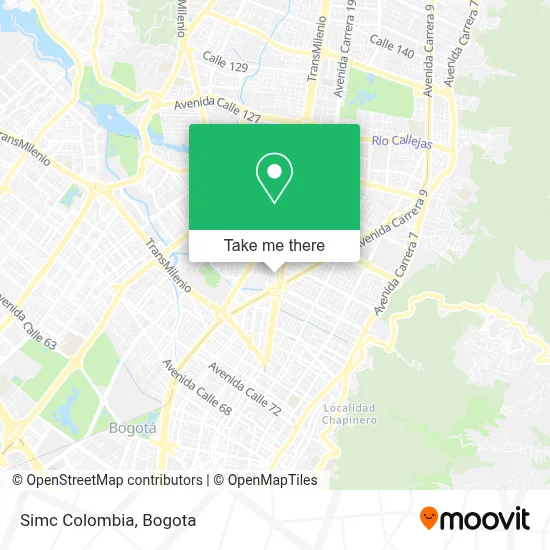 Simc Colombia map