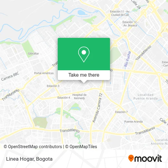 Linea Hogar map