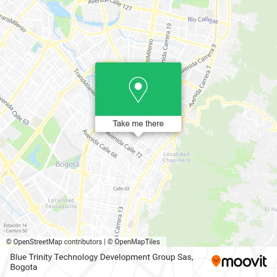Blue Trinity Technology Development Group Sas map