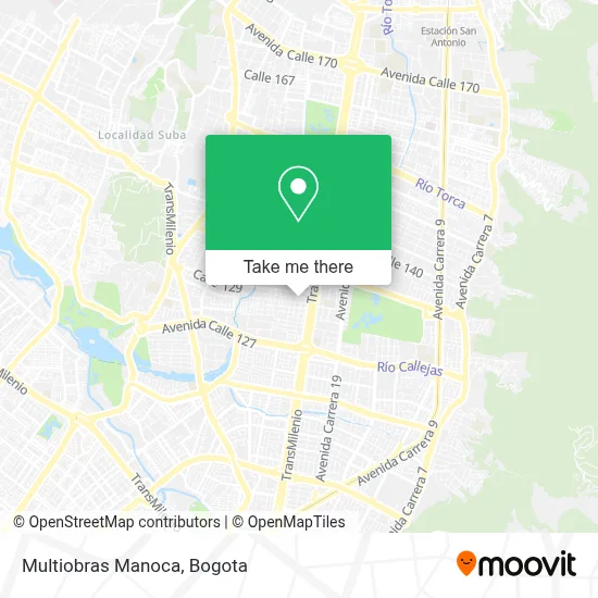 Multiobras Manoca map