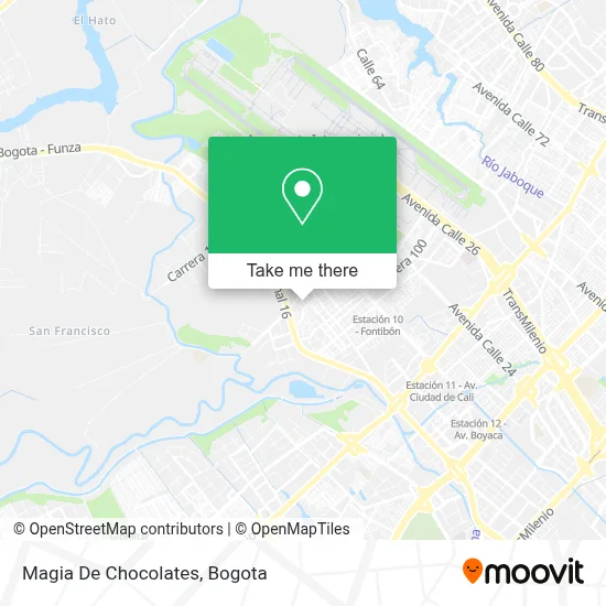 Magia De Chocolates map