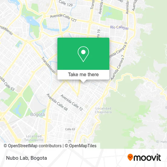 Nubo Lab map