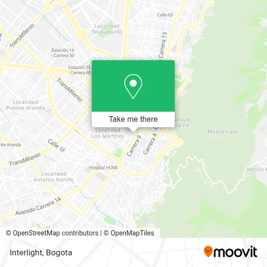 Interlight map