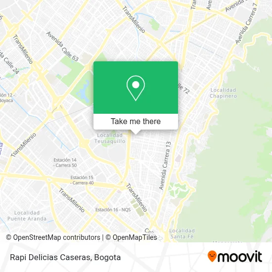 Rapi Delicias Caseras map