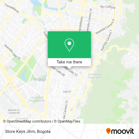 Store Keys Jlrm map