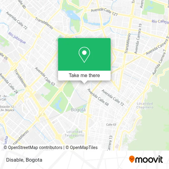 Disable map