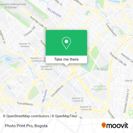 Photo Print Pro map