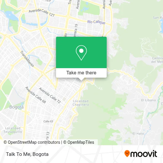 Talk To Me map
