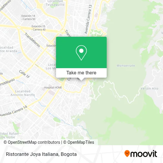 Ristorante Joya Italiana map