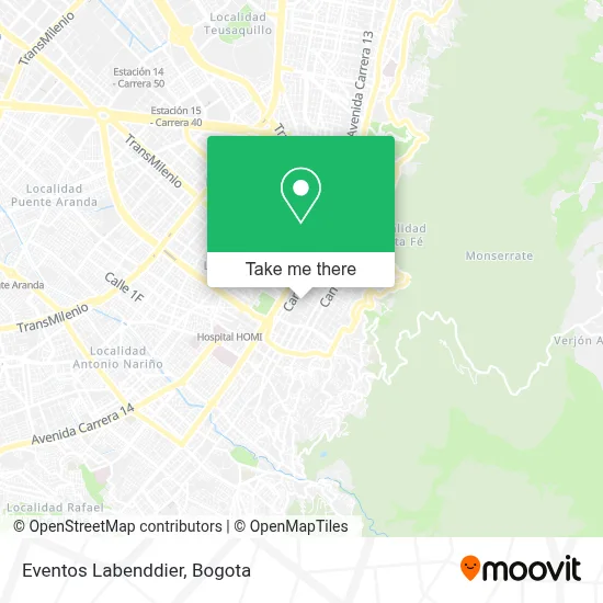 Eventos  Labenddier map
