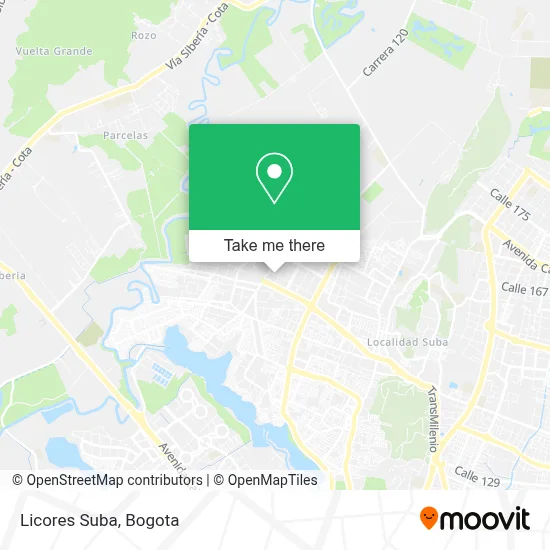 Licores Suba map