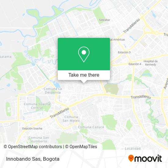 Innobando Sas map