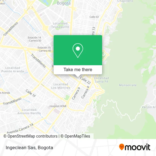 Ingeclean Sas map
