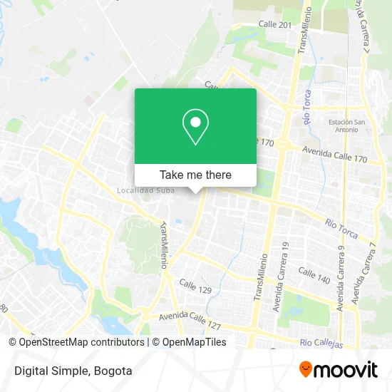 Digital Simple map