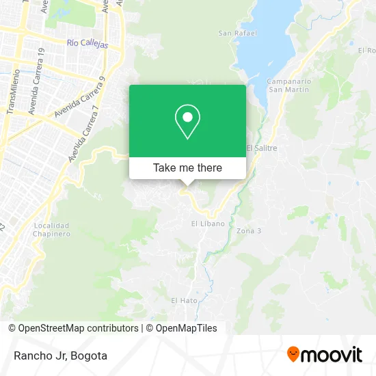 Rancho Jr map