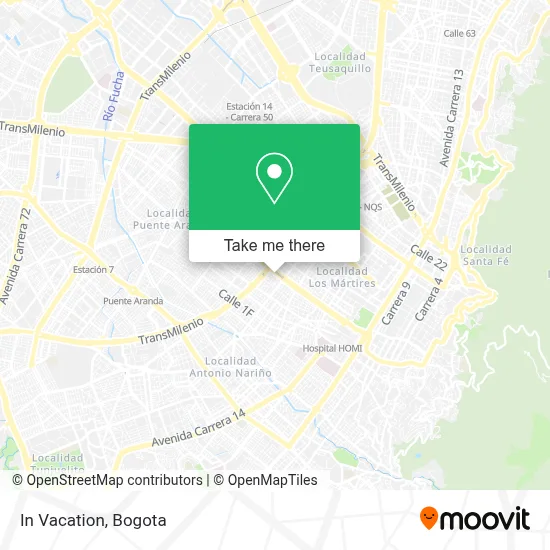 In Vacation map