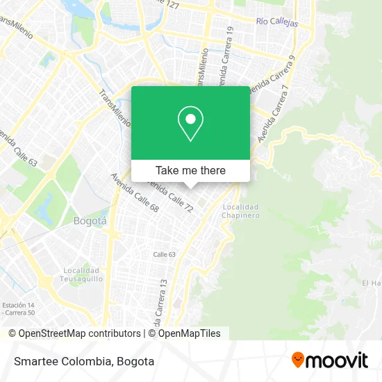 Smartee Colombia map