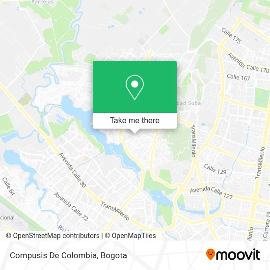 Compusis De Colombia map