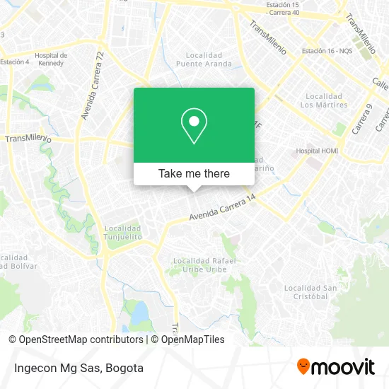 Ingecon Mg Sas map