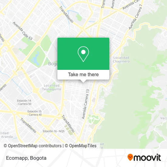 Ecomapp map