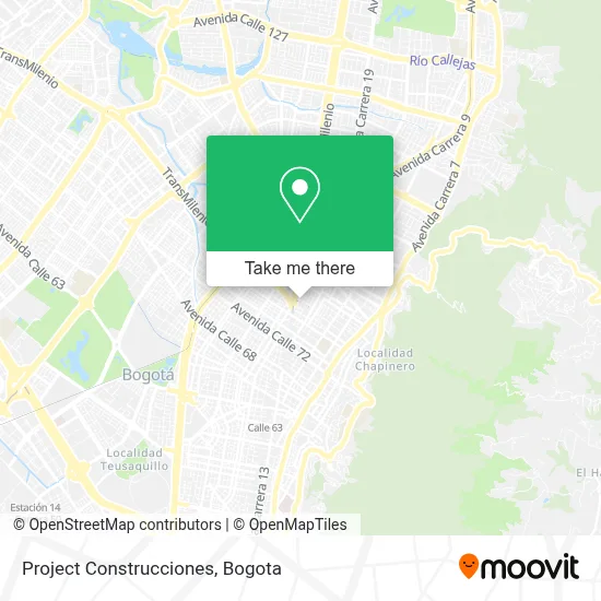 Project Construcciones map