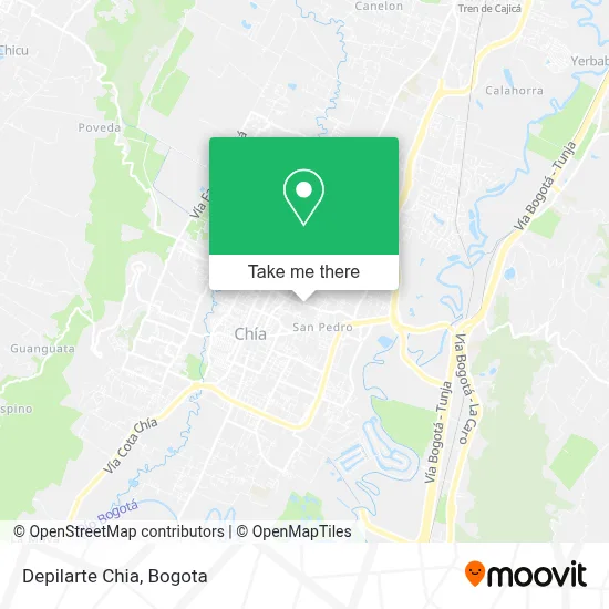 Depilarte Chia map