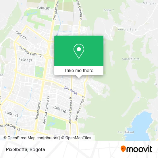 Pixelbetta map